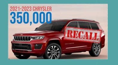 Chrysler Recalls More Than Jeep Grand Cherokee Vehicles For