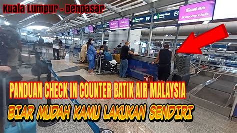 PROSES CHECK IN BATIK AIR KLIA SAMPAI RUANG TUNGGU PESAWAT MENUJU