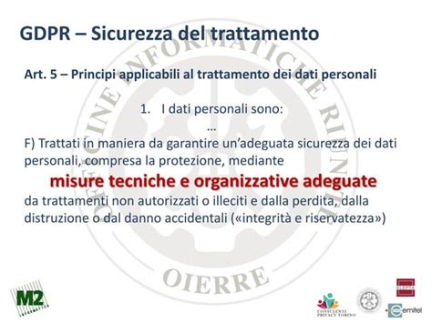 GDPR 2018 Il Nuovo Regolamento Privacy Europeo PPT