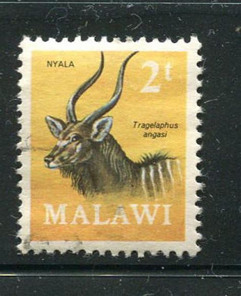 Antelope Stamps From Malawi 25 Used Nyala Antelope Stamps Etsy