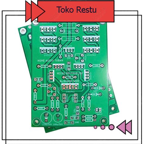 Jual Pcb Driver Micro Bostrap Bawor TEF Dobel Layer Cuci Gudang