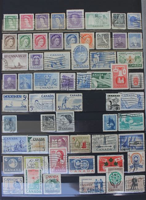 My Postage Stamps Collection: Canada Collection: 1900 - 1960