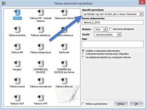 Faktury Dokument Nowy Dokument Sprzeda Y Rafsoft Net