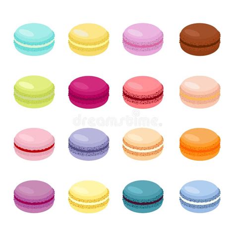 Apelmace El Ejemplo Del Vector Del Macaron O De Los Macarrones