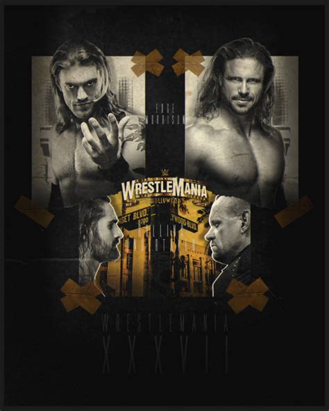 Wrestlemania 37 Poster By Therealking76 On Deviantart