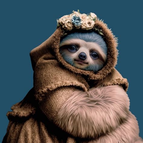 Premium Photo Tiny Cute And Sloth
