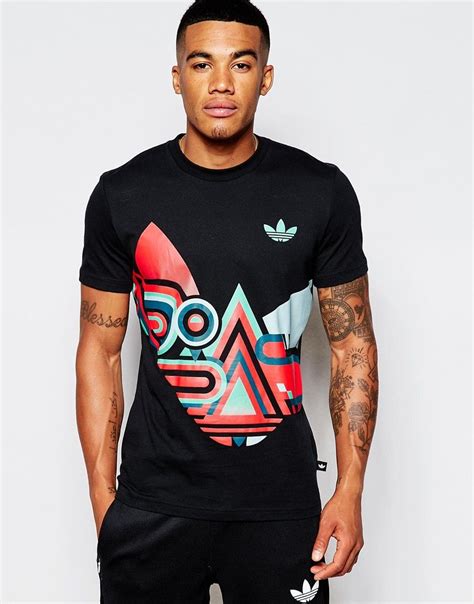 Adidas Originals T Shirt With Multi Shape Print AB9597 At Asos