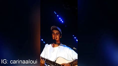 Justin Bieber Cold Water Acoustic Purpose Tour Vienna Austria