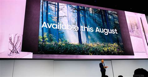 Samsungs 146 Inch Modular The Wall Tv Will Be Available This August