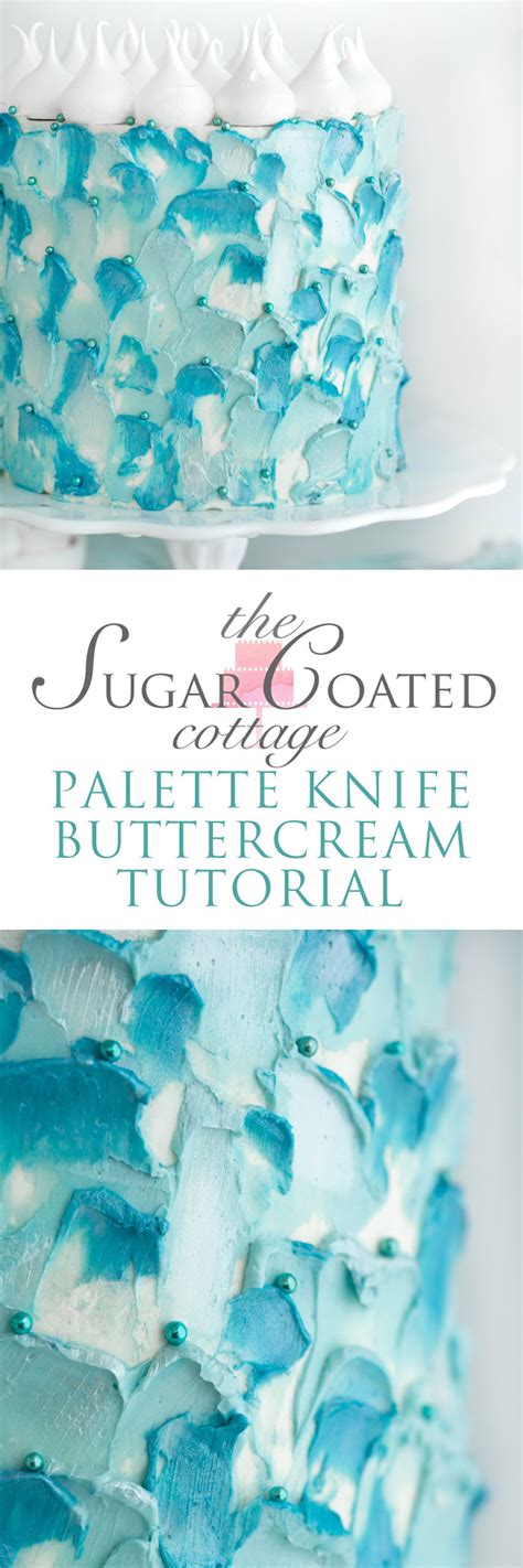 Palette Knife Buttercream Tutorial With Buttercream And A Palette Knife