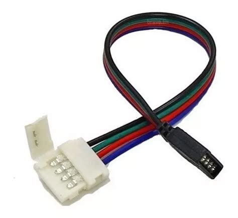 Emenda Conector Fita Led Rabicho 4 Vias Fêmea Rgb 5050 3528 MercadoLivre