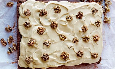 Mary Berrys Classic Coffee And Walnut Traybake Recipe Mary Berry Tray