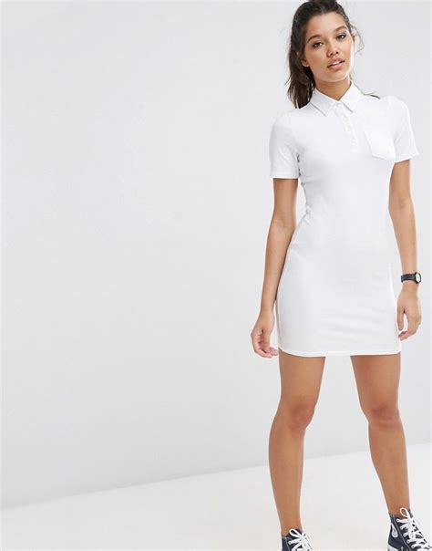 Image 4 Of Asos Polo Shirt Dress Polo Dress Outfit Polo Shirt Dress