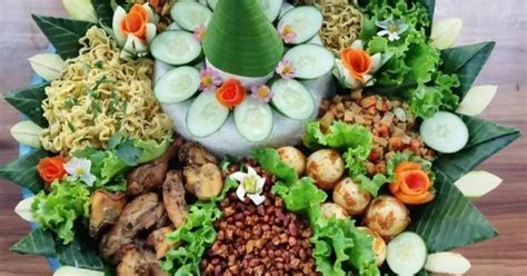 Resep Tumpeng Komplit Nasi Gurih Oleh Widjie Astuti Cookpad