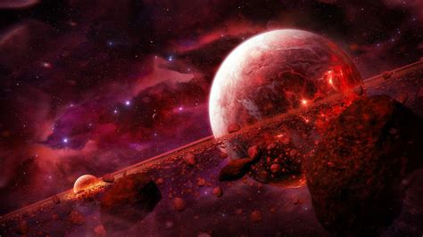 Red Space 1920x1080 R Wallpaper