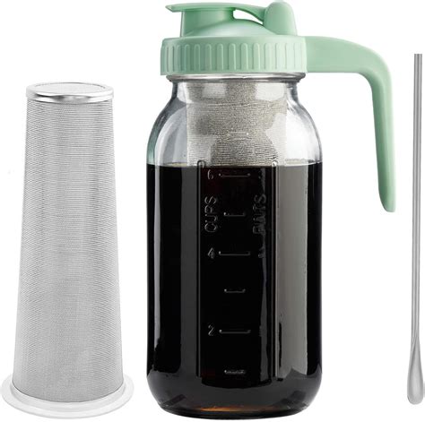 Amazon Miradexic Cold Brew Coffee Maker With V Shaped Lid Oz