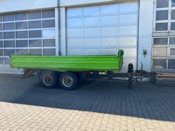 M Ller Mitteltal Tandemkipper Tieflader Tipper Trailer From Germany