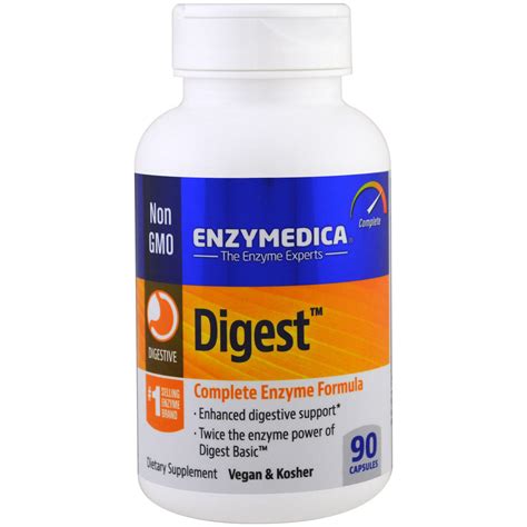 Enzymedica Digest Complete Enzyme Formula 90 Capsules Iherb