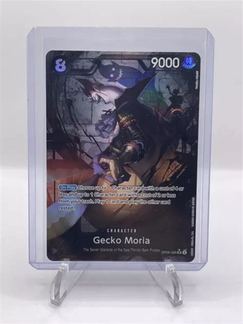 ONE PIECE TCG Wings Of The Captain Gecko Moria OP06 086 SR Alt Art