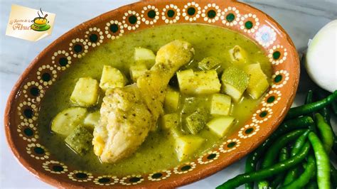 Pollo En Salsa Verde Con Calabazitas 🥒 Recetas Economicas Youtube