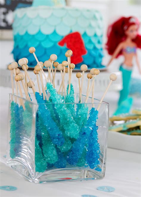 11 Mermaid Party Food Ideas Mommyhooding Anniversaires Nourriture De Fête De Sirène Thème D