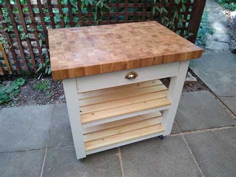 Handmade Oak Butchers Block End Grain Kitchen Island Pine Etsy Uk