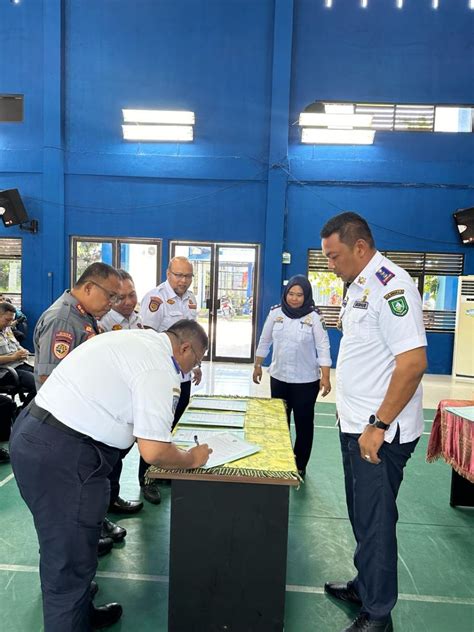 Dishub Bengkalis Tandatangani Pakta Integritas Dan Perjanjian Kinerja