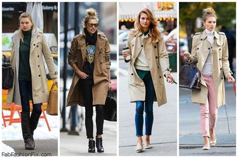 Style Watch How Celebrities Wear The Trench Coat This Spring Fab