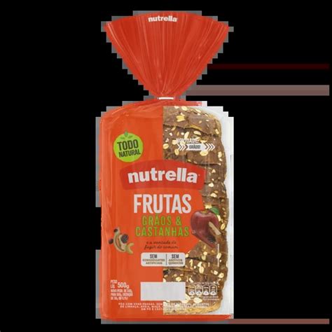 P O Frutas Gr Os Castanhas Nutrella Pacote G Panel O Supermercados