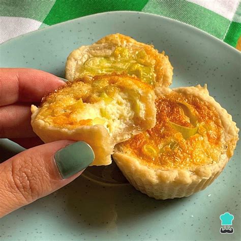 Mini Quiche De Alho Por R Pida E Cremosa