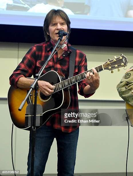 44 John Fogerty Performs At Veterans Hospital In Nevada Stock Photos