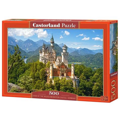 Castor Puzzle 500 elementów Widok na zamek Neuschwanstein Niemcy