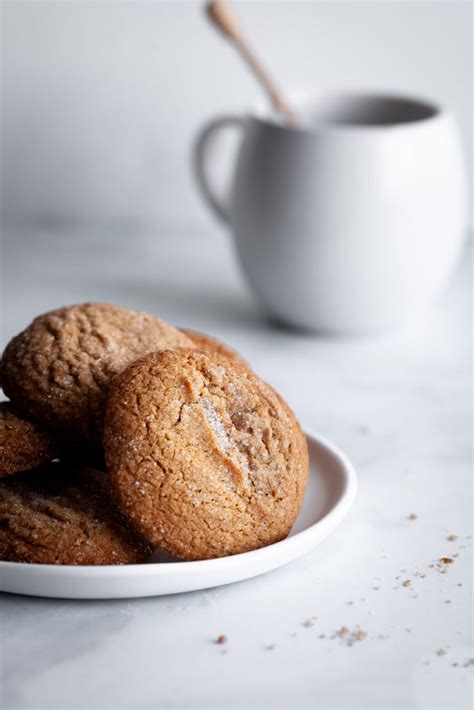 Chewy Vegan Ginger Spice Cookies The Simple Green