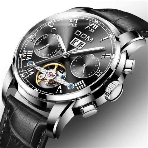 SHARPHY montre homme mécanique automatique tourbillon calendrier