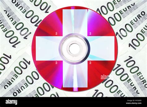 CD With Swiss Bank Data Before Euro Bank Notes CD Mit Schweizer