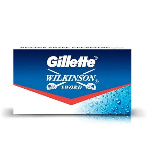 Gillette Wilkinson Sword Classic Double Edge Razor Blades Count