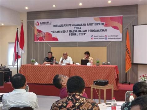 Bawaslu Simalungun Mulai Sosialisasikan Peran Media Massa Dalam