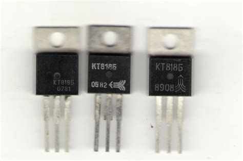 КТ818, КТ819 - Музей электронных раритетов