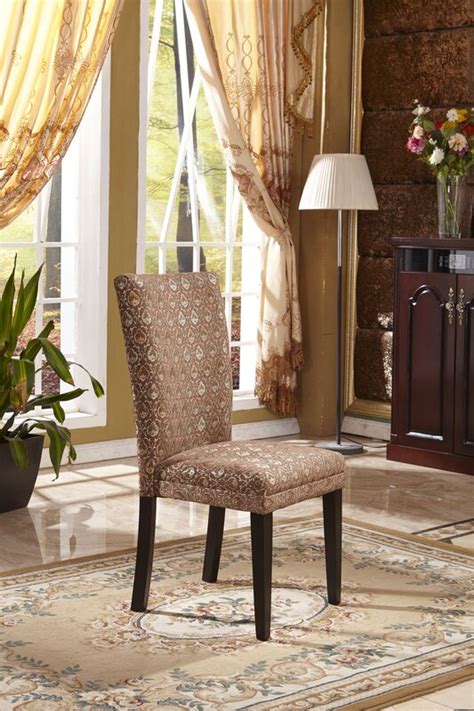 Bellasario Collection Elegant Damask Parsons Chair And Reviews Wayfair