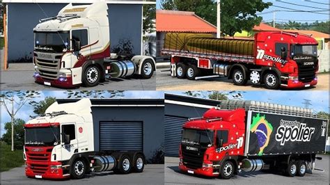 Caminh O Scania P Qualificada Mods Ets Dalenha Mods