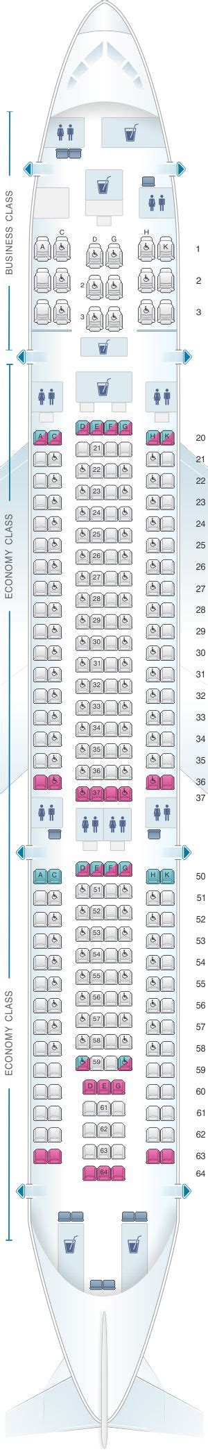 Seat Map SriLankan Airlines Airbus A330 200 Config 1 Airbus Asiana