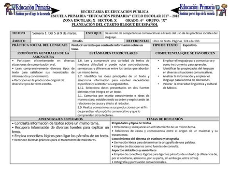 Planeacion Cuarto Grado Ciencias Naturales Reverasite Hot Sex Picture