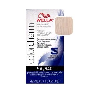 Wella Color Charm Liquid Permanent Haircolor 9A 940 Pale Ash Blonde