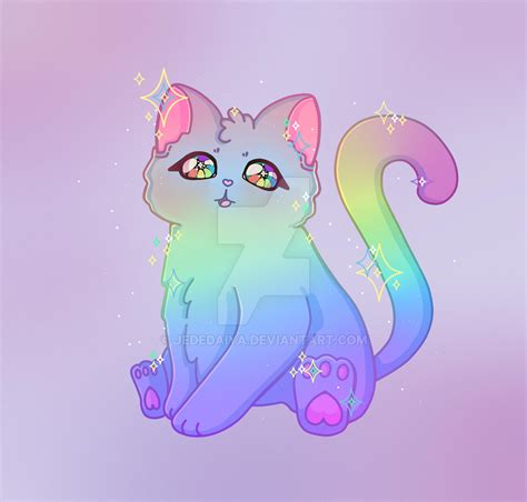 Rainbowcat By Jededaiya On Deviantart