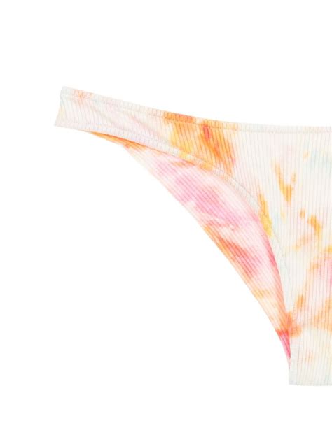 Brigitte Tie Dye Ribbed Bikini Set Multicolour Farfetch