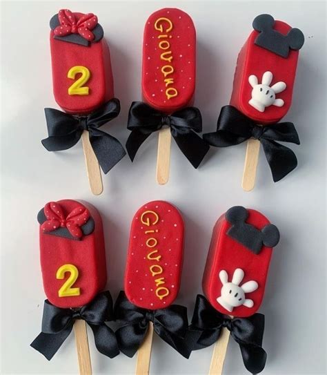 Pin by Theresa Miller on CAKESICLES in 2024 | Mickey mouse desserts ...