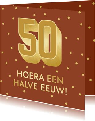 Verjaardagskaart Vrouw 50 Jaar Stuur Een Kaartje Kaartje2go