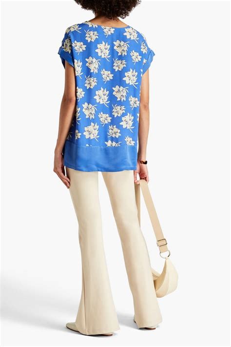 Pintucked Floral Woven Top Endource