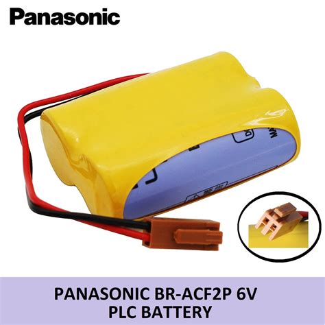 Panasonic Br Acf P V Plc Battery With Plug Connector Lithium Battery