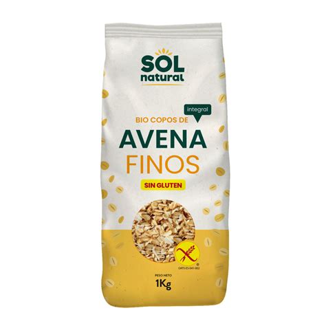 COPOS DE AVENA SIN GLUTEN FINOS 1KG BIO